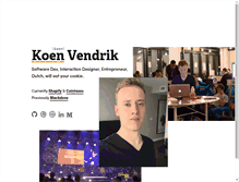 Tablet Screenshot of kvendrik.com